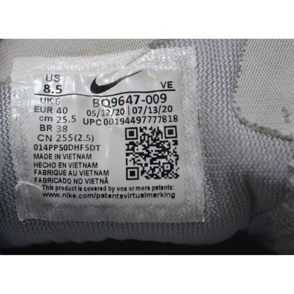 Nike‎ Air Zoom Pegasus 37 Womens Size 8.5 Gray Athletic Shoes Running BQ9647-009
